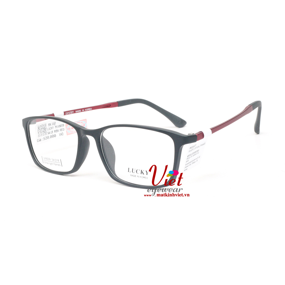 Gọng kính Lucky LK9009 MBKRED